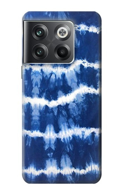 W3671 Blue Tie Dye Hülle Schutzhülle Taschen und Leder Flip für OnePlus Ace Pro