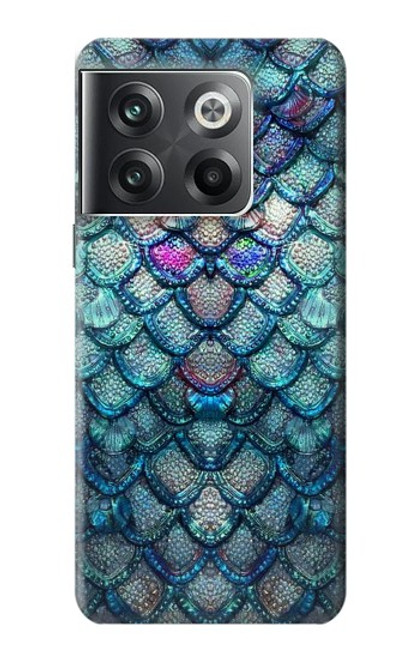 W3809 Mermaid Fish Scale Hülle Schutzhülle Taschen und Leder Flip für OnePlus Ace Pro