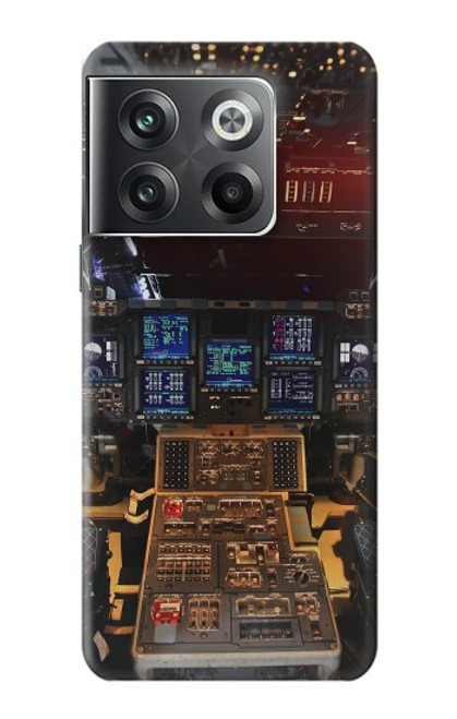 W3836 Airplane Cockpit Hülle Schutzhülle Taschen und Leder Flip für OnePlus Ace Pro