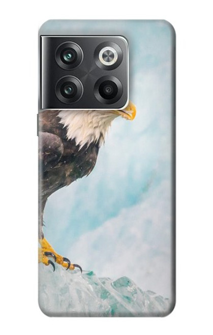 W3843 Bald Eagle On Ice Hülle Schutzhülle Taschen und Leder Flip für OnePlus Ace Pro