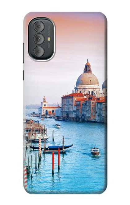 W0982 Beauty of Venice Italy Hülle Schutzhülle Taschen und Leder Flip für Motorola Moto G Power 2022, G Play 2023