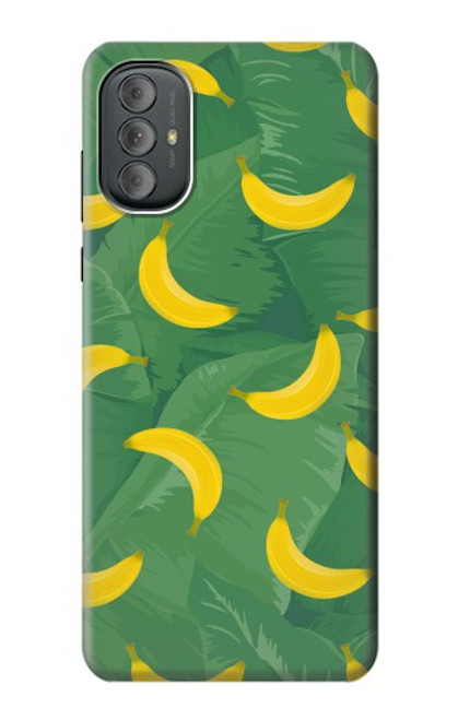 W3286 Banana Fruit Pattern Hülle Schutzhülle Taschen und Leder Flip für Motorola Moto G Power 2022, G Play 2023