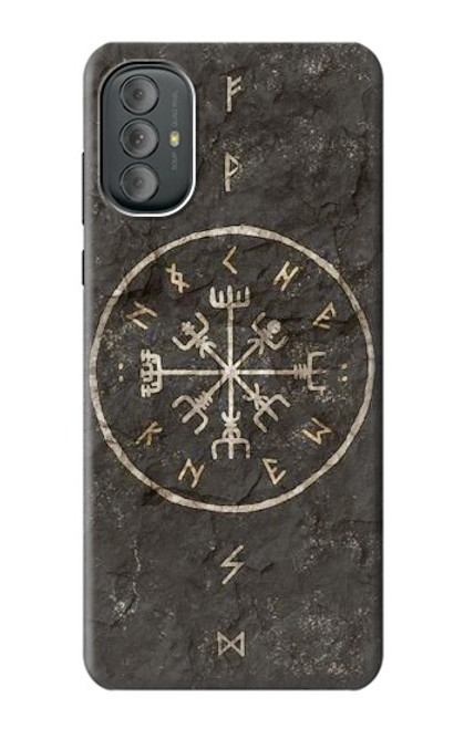 W3413 Norse Ancient Viking Symbol Hülle Schutzhülle Taschen und Leder Flip für Motorola Moto G Power 2022, G Play 2023