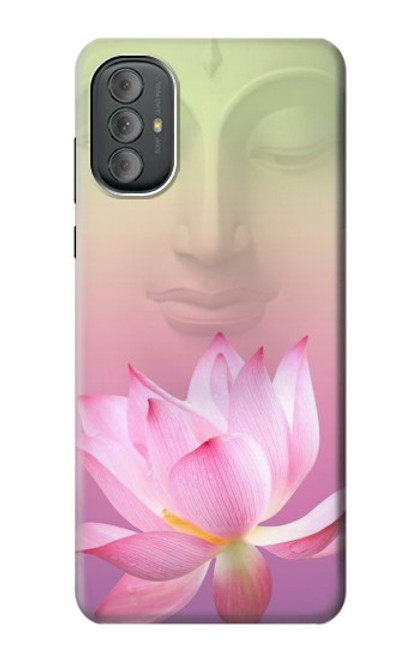 W3511 Lotus flower Buddhism Hülle Schutzhülle Taschen und Leder Flip für Motorola Moto G Power 2022, G Play 2023