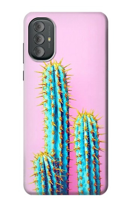 W3673 Cactus Hülle Schutzhülle Taschen und Leder Flip für Motorola Moto G Power 2022, G Play 2023