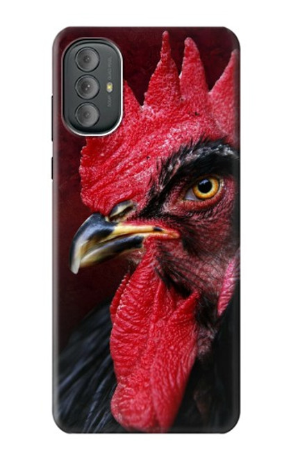 W3797 Chicken Rooster Hülle Schutzhülle Taschen und Leder Flip für Motorola Moto G Power 2022, G Play 2023