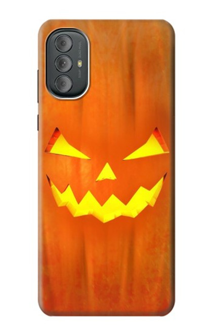 W3828 Pumpkin Halloween Hülle Schutzhülle Taschen und Leder Flip für Motorola Moto G Power 2022, G Play 2023