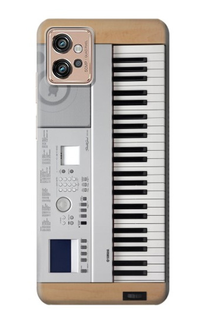 W0891 Keyboard Digital Piano Hülle Schutzhülle Taschen und Leder Flip für Motorola Moto G32