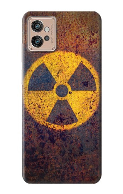 W3892 Nuclear Hazard Hülle Schutzhülle Taschen und Leder Flip für Motorola Moto G32