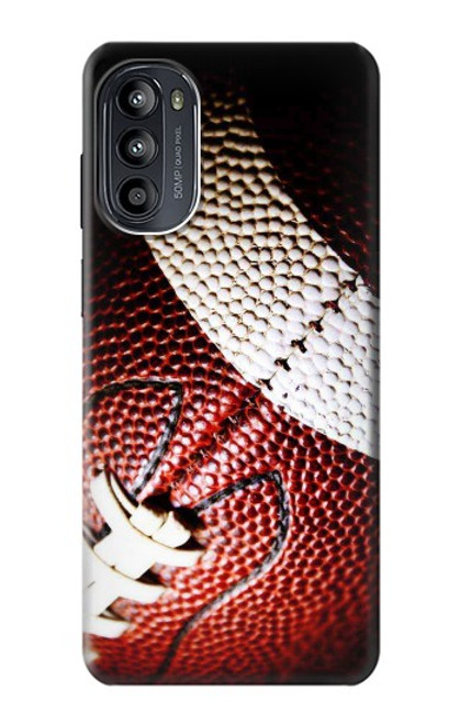 W0062 American Football Hülle Schutzhülle Taschen und Leder Flip für Motorola Moto G52, G82 5G