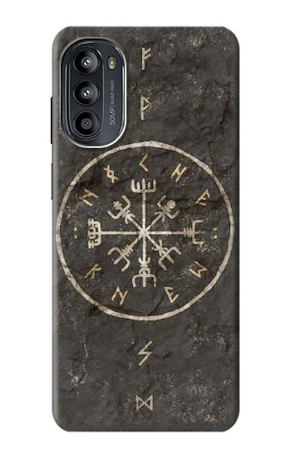 W3413 Norse Ancient Viking Symbol Hülle Schutzhülle Taschen und Leder Flip für Motorola Moto G52, G82 5G