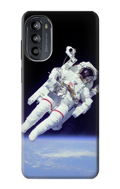 W3616 Astronaut Hülle Schutzhülle Taschen und Leder Flip für Motorola Moto G52, G82 5G