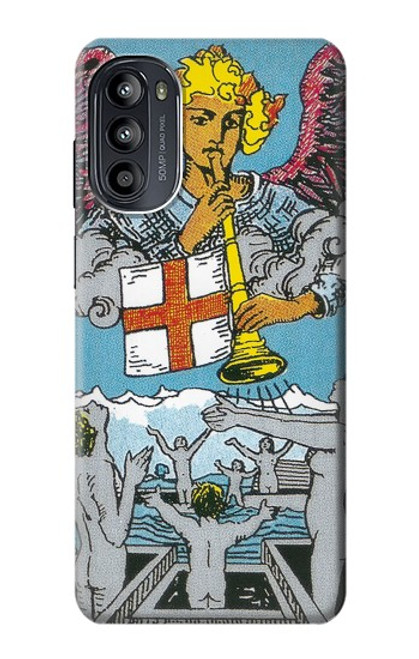 W3743 Tarot Card The Judgement Hülle Schutzhülle Taschen und Leder Flip für Motorola Moto G52, G82 5G