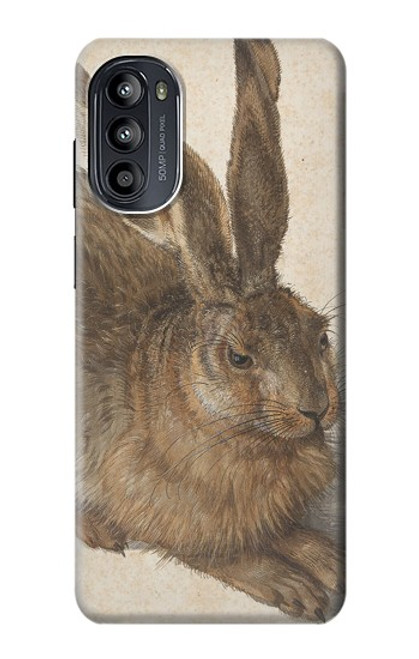 W3781 Albrecht Durer Young Hare Hülle Schutzhülle Taschen und Leder Flip für Motorola Moto G52, G82 5G