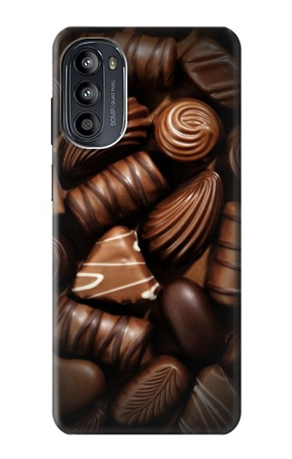 W3840 Dark Chocolate Milk Chocolate Lovers Hülle Schutzhülle Taschen und Leder Flip für Motorola Moto G52, G82 5G