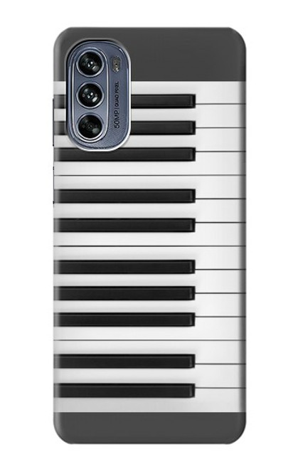 W2082 One Octave Piano Hülle Schutzhülle Taschen und Leder Flip für Motorola Moto G62 5G