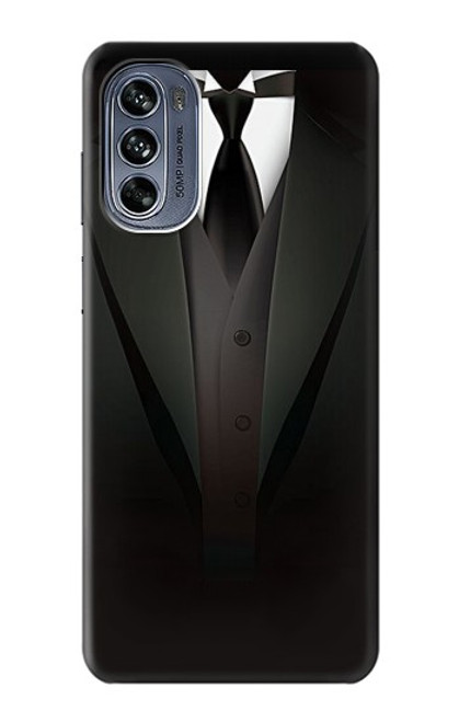 W3534 Men Suit Hülle Schutzhülle Taschen und Leder Flip für Motorola Moto G62 5G