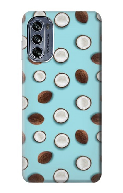 W3860 Coconut Dot Pattern Hülle Schutzhülle Taschen und Leder Flip für Motorola Moto G62 5G