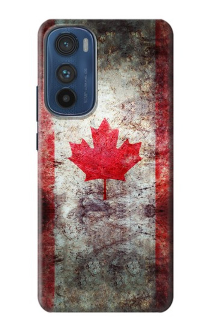 W2490 Canada Maple Leaf Flag Texture Hülle Schutzhülle Taschen und Leder Flip für Motorola Edge 30