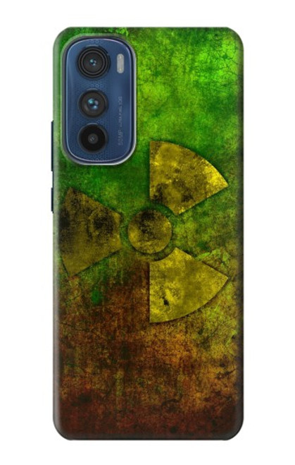 W3202 Radioactive Nuclear Hazard Symbol Hülle Schutzhülle Taschen und Leder Flip für Motorola Edge 30