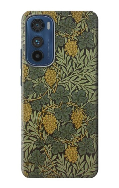 W3662 William Morris Vine Pattern Hülle Schutzhülle Taschen und Leder Flip für Motorola Edge 30