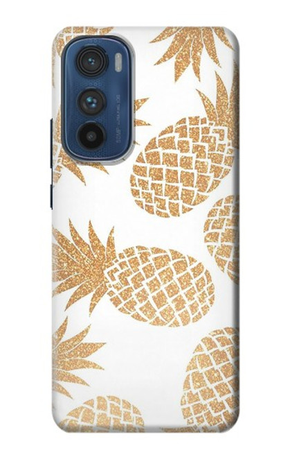 W3718 Seamless Pineapple Hülle Schutzhülle Taschen und Leder Flip für Motorola Edge 30