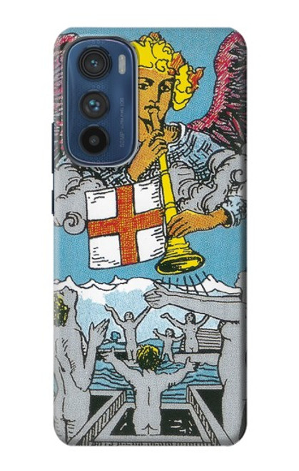 W3743 Tarot Card The Judgement Hülle Schutzhülle Taschen und Leder Flip für Motorola Edge 30