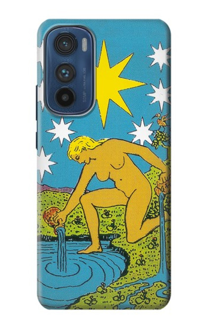 W3744 Tarot Card The Star Hülle Schutzhülle Taschen und Leder Flip für Motorola Edge 30