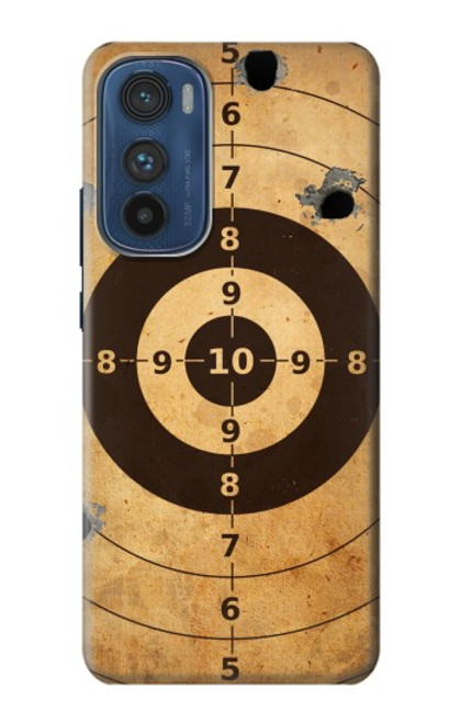 W3894 Paper Gun Shooting Target Hülle Schutzhülle Taschen und Leder Flip für Motorola Edge 30