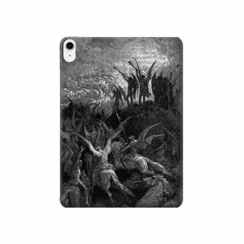 W1026 Gustave Dore Paradise Lost Tablet Hülle Schutzhülle Taschen für iPad 10.9 (2022)