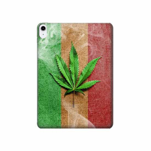 W2109 Smoke Reggae Rasta Flag Tablet Hülle Schutzhülle Taschen für iPad 10.9 (2022)