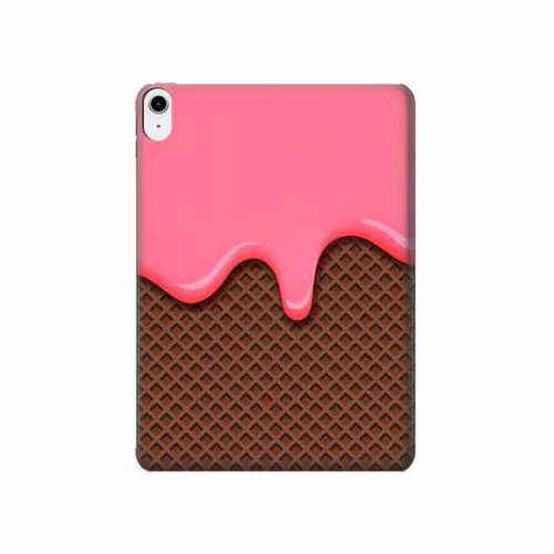 W3754 Strawberry Ice Cream Cone Tablet Hülle Schutzhülle Taschen für iPad 10.9 (2022)
