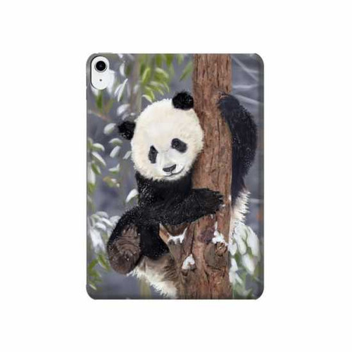 W3793 Cute Baby Panda Snow Painting Tablet Hülle Schutzhülle Taschen für iPad 10.9 (2022)