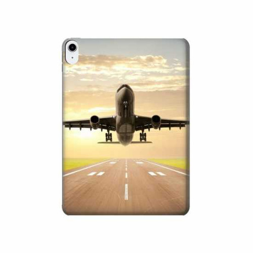 W3837 Airplane Take off Sunrise Tablet Hülle Schutzhülle Taschen für iPad 10.9 (2022)