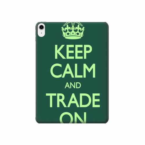 W3862 Keep Calm and Trade On Tablet Hülle Schutzhülle Taschen für iPad 10.9 (2022)