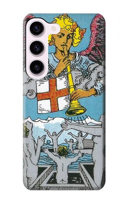 W3743 Tarot Card The Judgement Hülle Schutzhülle Taschen und Leder Flip für Samsung Galaxy S23