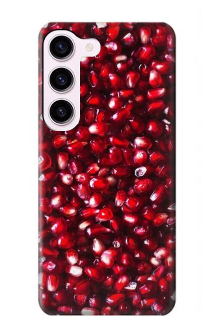 W3757 Pomegranate Hülle Schutzhülle Taschen und Leder Flip für Samsung Galaxy S23