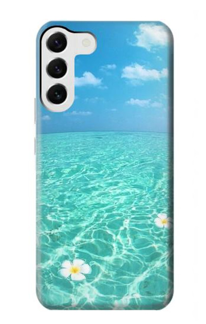 W3720 Summer Ocean Beach Hülle Schutzhülle Taschen und Leder Flip für Samsung Galaxy S23 Plus