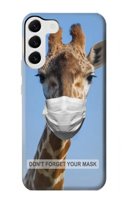 W3806 Funny Giraffe Hülle Schutzhülle Taschen und Leder Flip für Samsung Galaxy S23 Plus