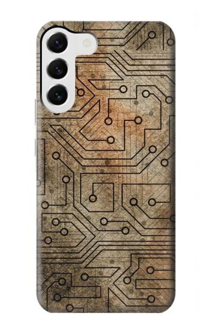 W3812 PCB Print Design Hülle Schutzhülle Taschen und Leder Flip für Samsung Galaxy S23 Plus