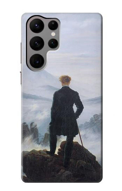 W3789 Wanderer above the Sea of Fog Hülle Schutzhülle Taschen und Leder Flip für Samsung Galaxy S23 Ultra