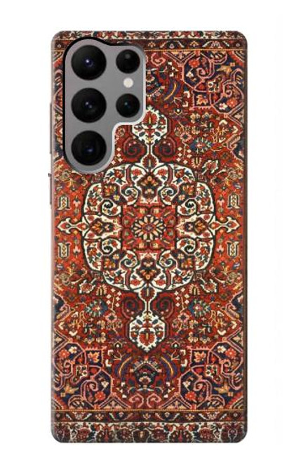 W3813 Persian Carpet Rug Pattern Hülle Schutzhülle Taschen und Leder Flip für Samsung Galaxy S23 Ultra