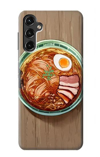 W3756 Ramen Noodles Hülle Schutzhülle Taschen und Leder Flip für Samsung Galaxy A14 5G