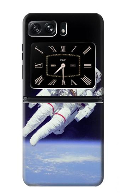 W3616 Astronaut Hülle Schutzhülle Taschen und Leder Flip für Motorola Moto Razr 2022