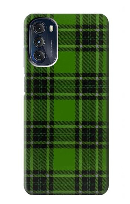 W2373 Tartan Green Pattern Hülle Schutzhülle Taschen und Leder Flip für Motorola Moto G 5G (2023)