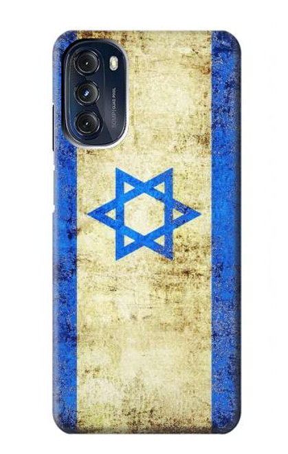 W2614 Israel Old Flag Hülle Schutzhülle Taschen und Leder Flip für Motorola Moto G 5G (2023)