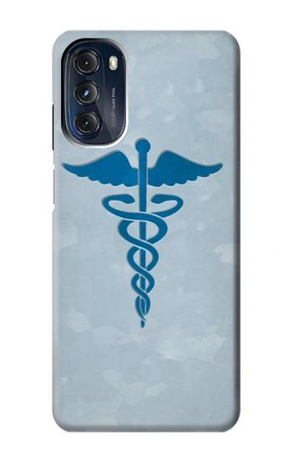 W2815 Medical Symbol Hülle Schutzhülle Taschen und Leder Flip für Motorola Moto G 5G (2023)