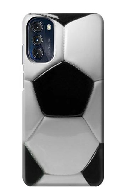 W2964 Football Soccer Ball Hülle Schutzhülle Taschen und Leder Flip für Motorola Moto G 5G (2023)