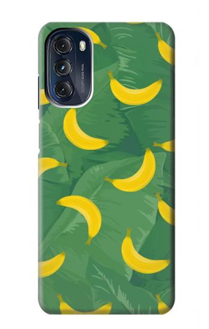 W3286 Banana Fruit Pattern Hülle Schutzhülle Taschen und Leder Flip für Motorola Moto G 5G (2023)