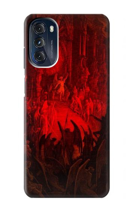 W3583 Paradise Lost Satan Hülle Schutzhülle Taschen und Leder Flip für Motorola Moto G 5G (2023)